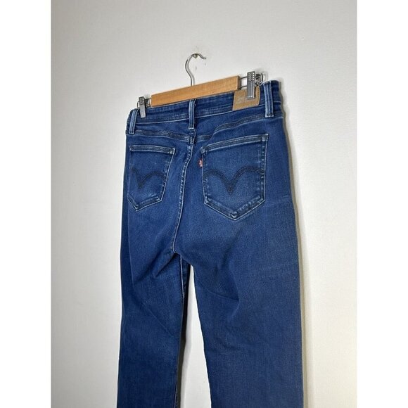 Levis 529 Curvy Bootcut Denim Jeans Women’s Dark Blue Wash Size 10 - Picture 10 of 14